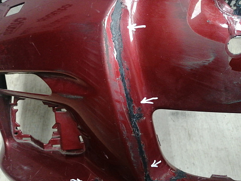 Фотография детали BA000242; Бампер передний; под паркт.; под омыват. (62022-4HB0H) для Infiniti Q50 (2013-2017)/БУ; Оригинал; Р2, Удовлетворительное; . Фото номер 8