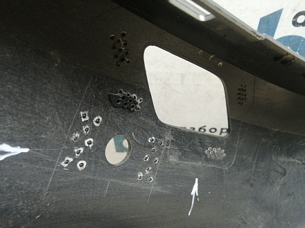 BA000224; Бампер передний; под паркт.; под омыват. (5G0807221) для Volkswagen Golf/БУ; Оригинал; Р1, Мелкий дефект; 