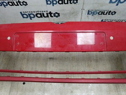 BA000222; Бампер передний; под паркт.; под омыват. (5G0807221) для Volkswagen Golf/БУ; Оригинал; Р2, Удовлетворительное; 