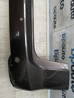 AA046225; Бампер задний; под паркт. (1T0807417K) для Volkswagen Touran II (2010-2015)/БУ; Оригинал; Р1, Мелкий дефект; 