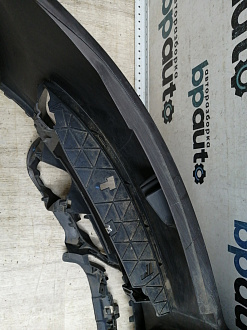 AA045535; Бампер передний; под паркт.; под омыват. (4L0 807 437 H) для Audi Q7 I рест. (2010-2015)/БУ; Оригинал; Р2, Удовлетворительное; 