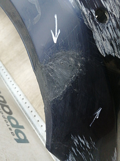 AA045934; Бампер передний; под паркт.; под омыват. (51117178068) для BMW 5 серия Е60 Е61/БУ; Оригинал; Р1, Мелкий дефект; 