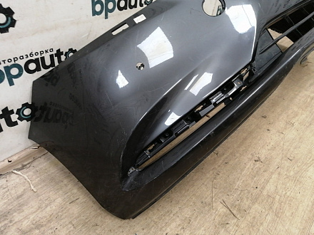 AA038414; Бампер передний; под паркт.; под омыват. (GSH7-50031) для Mazda 6 III (GJ) рест. 2 (2018-2024)/БУ; Оригинал; Р1, Мелкий дефект; 