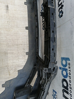 BA000174; Бампер передний, S-line; под паркт.; под омыват. (4G0 807 437 C) для Audi A6 C7/БУ; Оригинал; Р1, Мелкий дефект; 