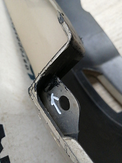 AA046211; Бампер задний; без паркт. (86611-10000) для Hyundai Matrix I рест. 2 (2008-2010)/БУ; Оригинал; Р2, Удовлетворительное; 