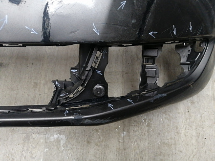 BA000248; Бампер передний; под паркт.; под омыват. (5M0807221N) для Volkswagen Golf Plus II (2009-2014)/БУ; Оригинал; Р2, Удовлетворительное; 