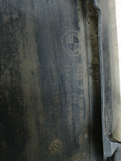 AA045301; Бампер передний; под паркт.; под омыват. (51117178068) для BMW 5 серия Е60 Е61/БУ; Оригинал; Р1, Мелкий дефект; 