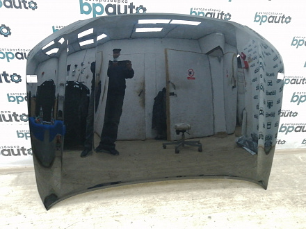 AA017801; Капот ( 53301-60590) для Toyota Land Cruiser/БУ; Оригинал; Р0, Хорошее; (218) Черный перламутр