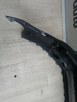 AA045974; Бампер передний; без паркт.; под омыват. (5K0807221) для Volkswagen Golf/БУ; Оригинал; Р1, Мелкий дефект; 