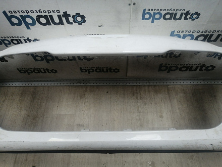 AA046046; Бампер передний; без паркт.; под омыват. (9674576177) для Peugeot 308 I рест. (2011-2015)/БУ; Оригинал; Р2, Удовлетворительное; 