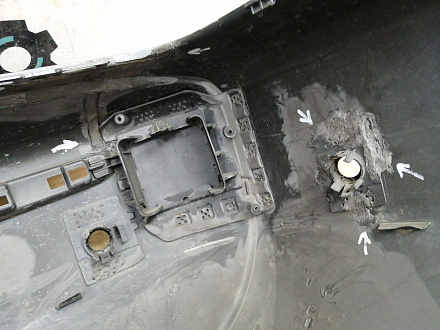 AA022837; Бампер задний; под паркт. (A4638853400) для Mercedes-Benz G-klasse III (W463) (2018-н.в.)/БУ; Оригинал; Р1, Мелкий дефект; 