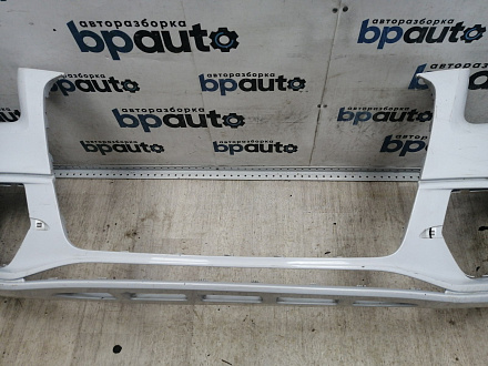 BA000254; Бампер передний, S-line; без паркт.; под омыват. (8R0 807 437 AC) для Audi Q5 I рест. (2012-2017)/БУ; Оригинал; Р1, Мелкий дефект; 