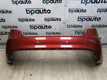 AA046122; Бампер задний; под паркт. (86611-4Y000) для Kia Rio III Sedan (2011- 2015)/БУ; Оригинал; Р1, Мелкий дефект; 