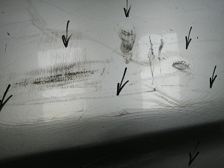 AA045610; Бампер задний; без паркт. (86611-4L000) для Hyundai/БУ; Оригинал; Р1, Мелкий дефект; 