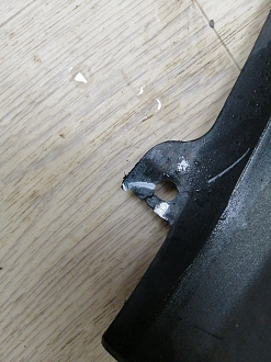 AA045745; Бампер передний; без паркт.; под омыват. (BGV450031) для Mazda 3 BL/БУ; Оригинал; Р1, Мелкий дефект; 