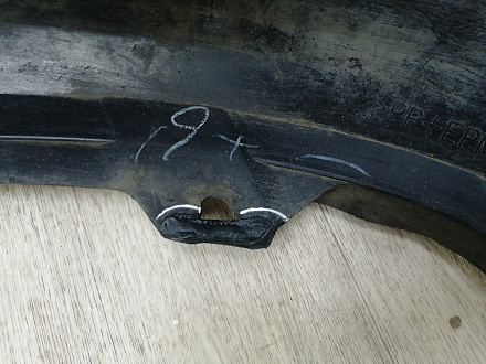 BA000219; Бампер передний, до 2010г; без паркт.; под омыват. (62022-JK60H) для Infiniti G (2006-2013)/БУ; Оригинал; Р1, Мелкий дефект; 