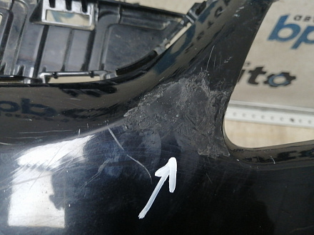 AA046169; Бампер передний; без паркт.; без омыват. (86511-H0000) для Kia Rio IV Sedan (2017- 2020)/БУ; Оригинал; Р1, Мелкий дефект; 