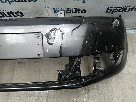 BA000248; Бампер передний; под паркт.; под омыват. (5M0807221N) для Volkswagen Golf Plus II (2009-2014)/БУ; Оригинал; Р2, Удовлетворительное; 