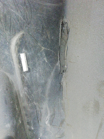 Фотография детали AA001765; Бампер передний; без паркт.; под омыват. (A2468850525) для Mercedes-Benz B-klasse II (W246) (2011-2014)/БУ; Оригинал; Р1, Мелкий дефект; . Фото номер 7