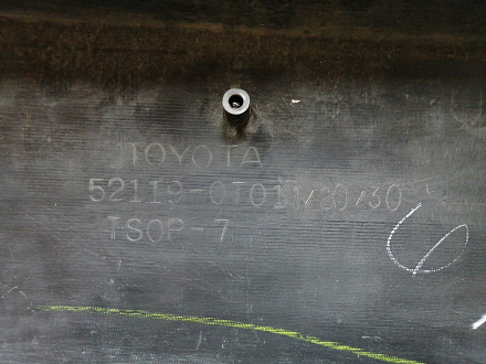 AA045136; Бампер передний; под паркт.; под омыват. (52119-0T020) для Toyota Venza/БУ; Оригинал; Р2, Удовлетворительное; 