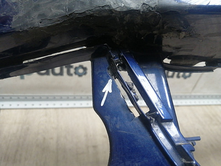 AA045789; Бампер передний; без паркт.; под омыват. (5M0807221N) для Volkswagen Golf Plus II (2009-2014)/БУ; Оригинал; Р2, Удовлетворительное; 