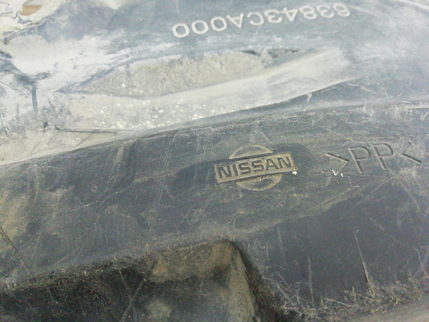 Фотография детали AA006750; Подкрылок передний левый задняя часть (63843-CA000) для Nissan Murano I (Z50) (2002-2008)/БУ; Оригинал; Р0, Хорошее; . Фото номер 4