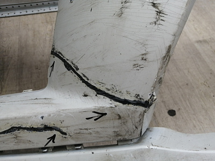 AA046138; Бампер передний, AMG; под паркт.; под омыват. (A1668856425) для Mercedes-Benz GL-klasse II (X166) (2012-2016)/БУ; Оригинал; Р2, Удовлетворительное; 