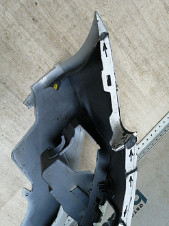 AA045705; Бампер передний, S-line; под паркт.; под омыват. (8K0 807 437 S) для Audi A4 B8/БУ; Оригинал; Р2, Удовлетворительное; 