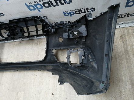 BA000165; Бампер передний; под паркт.; под омыват. (4G0 807 437) для Audi A6 C7/БУ; Оригинал; Р1, Мелкий дефект; 