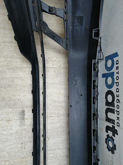 AA045702; Бампер передний; под паркт.; под омыват. (5СU807221A) для Volkswagen Jetta VI рест. (2015-2018)/БУ; Оригинал; Р2, Удовлетворительное; 