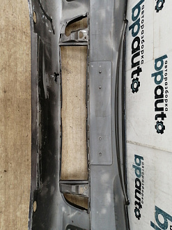 AA039657; Бампер передний; без паркт.; без омыват. (1Z0 807 221 M) для Skoda Octavia/БУ; Оригинал; Р1, Мелкий дефект; 