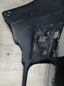 AA044865; Бампер передний; без паркт.; под омыват. (9684345077) для Peugeot 3008 I (2009-2013)/БУ; Оригинал; Р2, Удовлетворительное; 