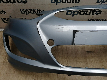 BA000147; Бампер передний; без паркт.; без омыват. (86511-1R000) для Hyundai/БУ; Оригинал; Р1, Мелкий дефект; 