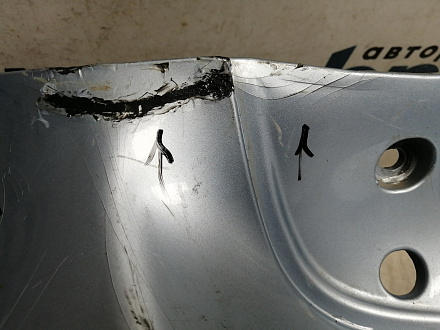 AA045812; Бампер задний; без паркт. (52159-02400) для Toyota Auris I (2007- 2010)/БУ; Оригинал; Р1, Мелкий дефект; 