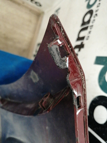 Фотография детали AA043302; Бампер передний - левая часть; под паркт.; под омыват. (8R0 807 437) для Audi Q5 I (2008-2012)/БУ; Оригинал; Р1, Мелкий дефект; . Фото номер 6