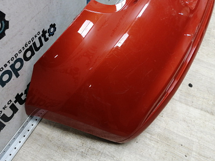 BA000210; Бампер задний; без паркт. (6R6807421BK) для Volkswagen Polo V Hatchback (2009-2013)/БУ; Оригинал; Р1, Мелкий дефект; 