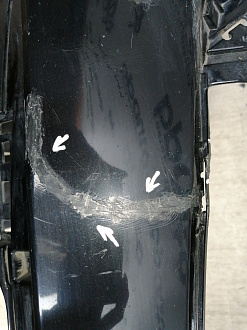 AA045402; Бампер передний; под паркт.; под омыват. (52119-06C40) для Toyota Camry/БУ; Оригинал; Р1, Мелкий дефект; 