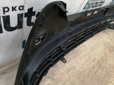 AA038217; Бампер передний- нижняя часть, с отв. под хром (52411-42040) для Toyota Rav4 40 (2013 — 2015)/БУ; Оригинал; Р1, Мелкий дефект; 