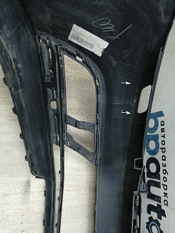 AA045688; Бампер передний; без паркт.; под омыват. (5СU807221A) для Volkswagen Jetta VI рест. (2015-2018)/БУ; Оригинал; Р1, Мелкий дефект; 