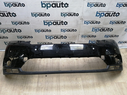 AA044600; Бампер передний; под паркт.; без омыват. (52119-0E914) для Toyota Highlander II рест. (2010 - 2013)/БУ; Оригинал; Р2, Удовлетворительное; 