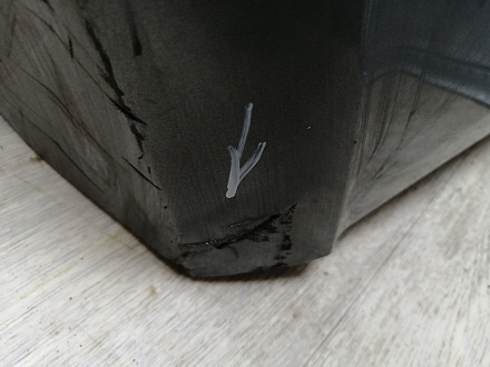 BA000165; Бампер передний; под паркт.; под омыват. (4G0 807 437) для Audi A6 C7/БУ; Оригинал; Р1, Мелкий дефект; 