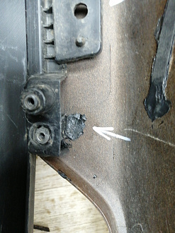 BA000136; Бампер задний; без паркт. (86611-M0000) для Hyundai Creta I (2016-2021)/БУ; Оригинал; Р2, Удовлетворительное; 