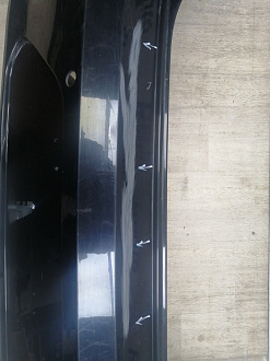 AA046044; Бампер задний; под паркт. (3G5807421) для Volkswagen Passat B8 Sedan (2015-2020)/БУ; Оригинал; Р1, Мелкий дефект; 