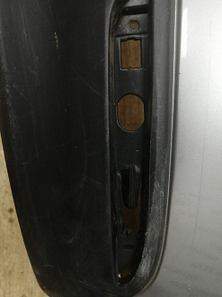 AA036363; Бампер задний; под паркт. (BBM4-50221) для Mazda 3 II (BL) Sedan (2009-2011)/БУ; Оригинал; Р1, Мелкий дефект; 