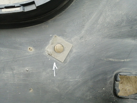 AA045563; Бампер передний; под паркт.; под омыват. (51117178068) для BMW 5 серия Е60 Е61/БУ; Оригинал; Р2, Удовлетворительное; 