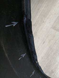 AA044922; Бампер задний; без паркт. (86611-2B700) для Hyundai Santa Fe II рест. (2010-2012)/БУ; Оригинал; Р2, Удовлетворительное; 