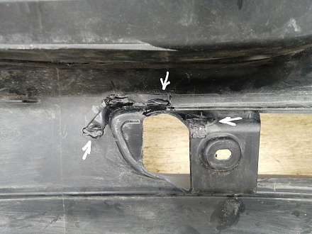 AA030807; Бампер задний; под паркт. (6410C550ZZ) для Mitsubishi Outlander III (2012-2014)/БУ; Оригинал; Р1, Мелкий дефект; 