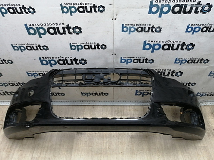 BA000172; Бампер передний; под паркт.; под омыват. (4G0 807 437) для Audi A6 C7/БУ; Оригинал; Р1, Мелкий дефект; 