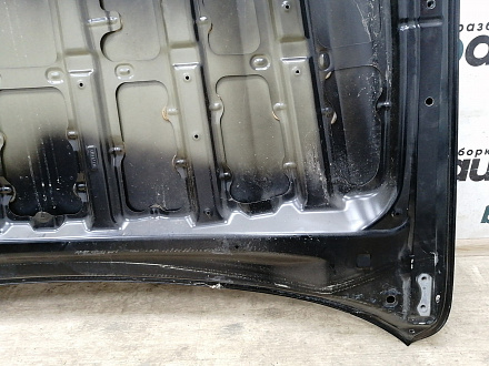 AA017801; Капот ( 53301-60590) для Toyota Land Cruiser/БУ; Оригинал; Р1, Мелкий дефект; (218) Черный перламутр