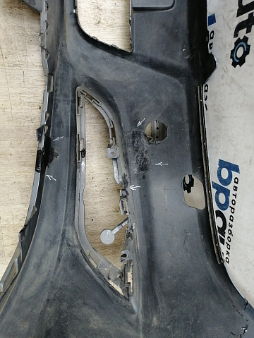 Фотография детали AA045368; Бампер передний; без паркт.; под омыват. (13225746) для Opel Astra/БУ; Оригинал; Р1, Мелкий дефект; . Фото номер 17